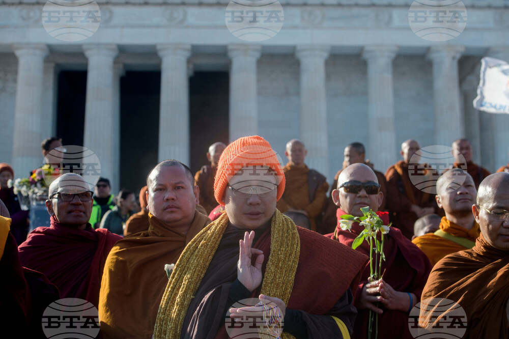 Buddhist Monks Peace Walk Washington