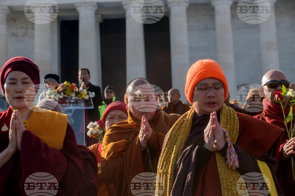 Buddhist Monks Peace Walk Washington
