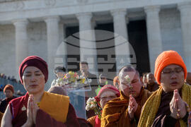 Buddhist Monks Peace Walk Washington