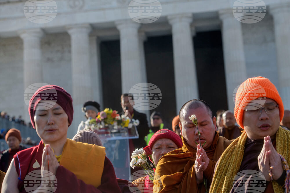 Buddhist Monks Peace Walk Washington