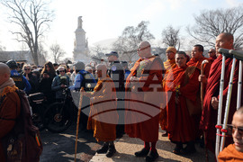 Buddhist Monks Peace Walk Washington