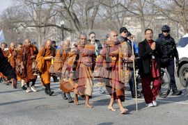 Buddhist Monks Peace Walk Washington