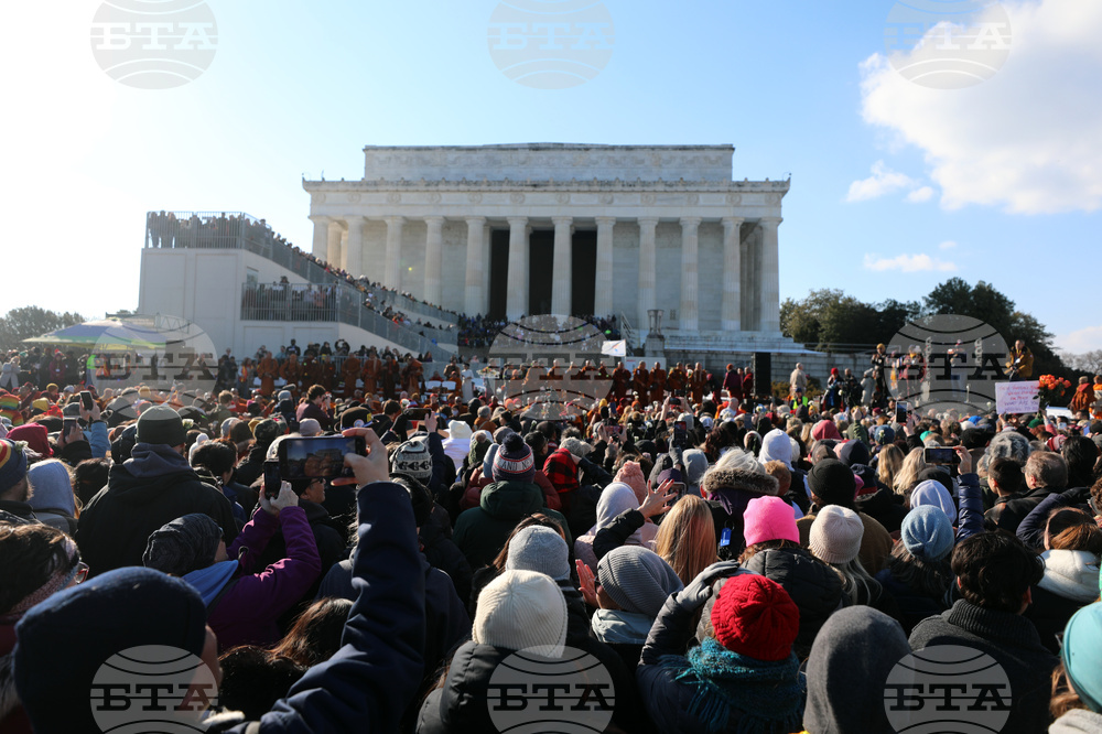 Buddhist Monks Peace Walk Washington