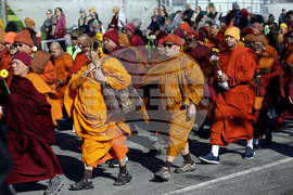 Buddhist Monks Peace Walk Washington