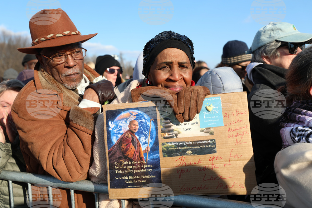 Buddhist Monks Peace Walk Washington