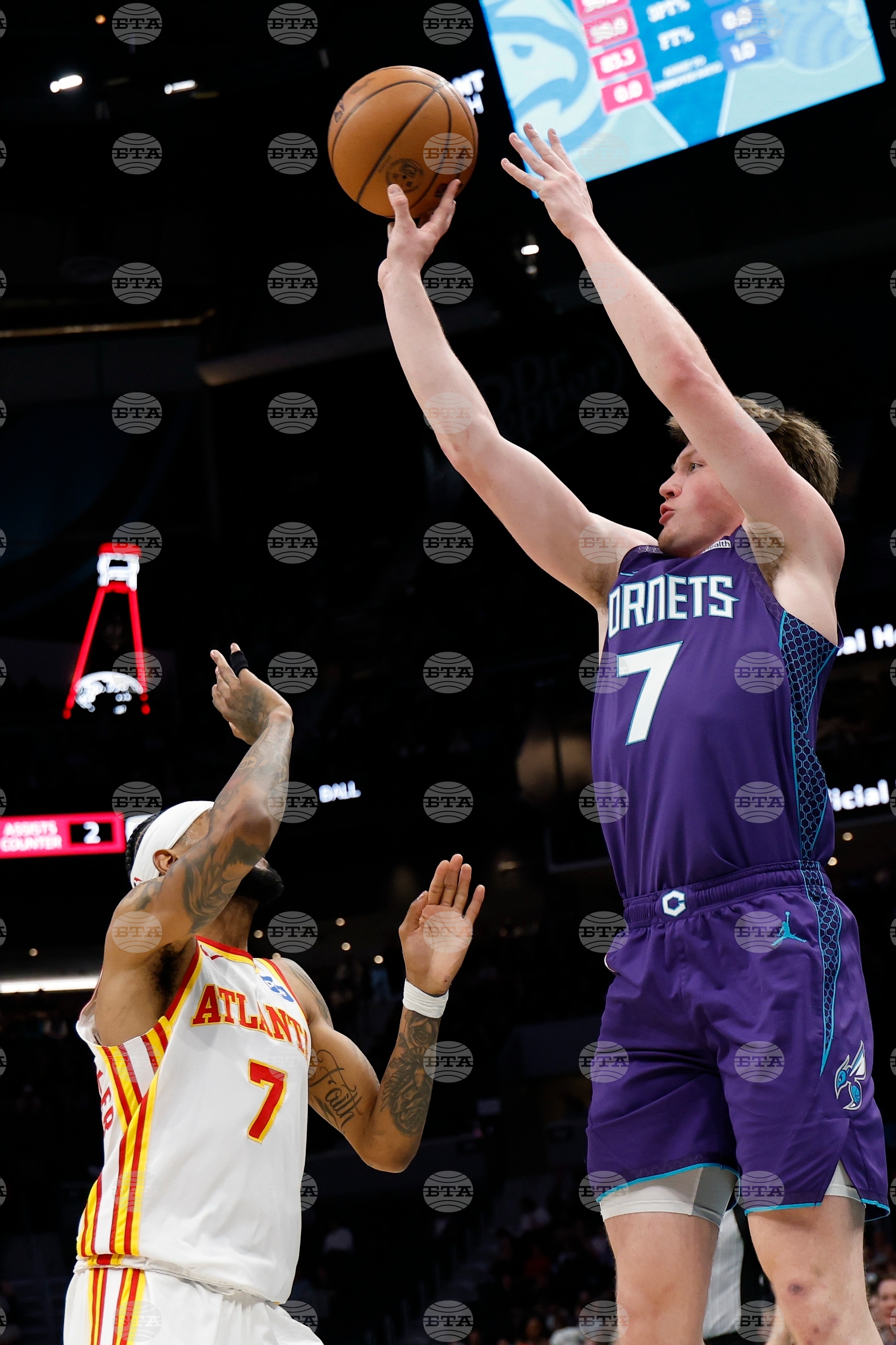 Hawks Hornets Basketball