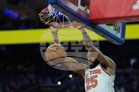 Knicks 76ers Basketball