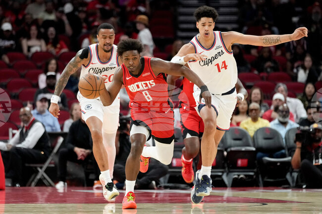 Clippers Rockets Basketball