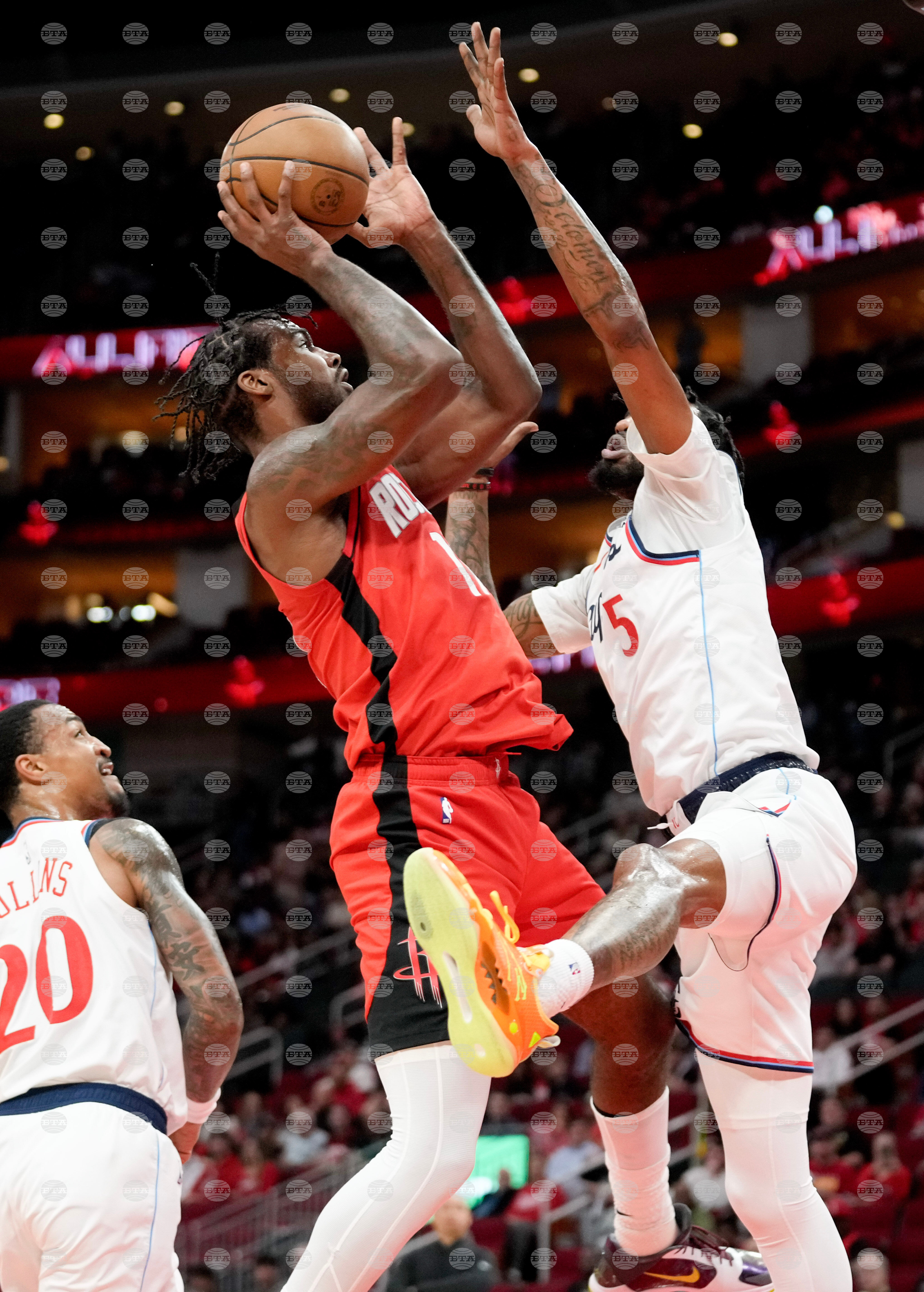 Clippers Rockets Basketball