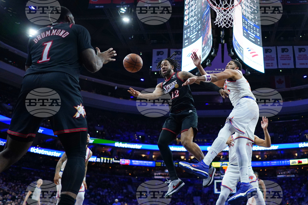 Knicks 76ers Basketball