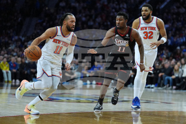 Knicks 76ers Basketball