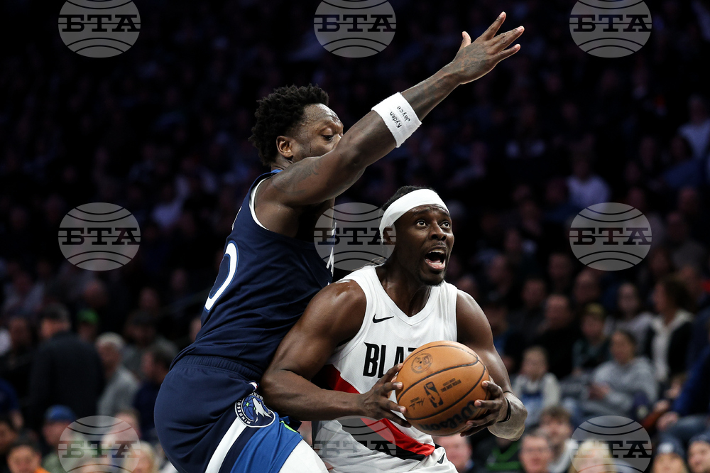 Trail Blazers Timberwolves Basketball