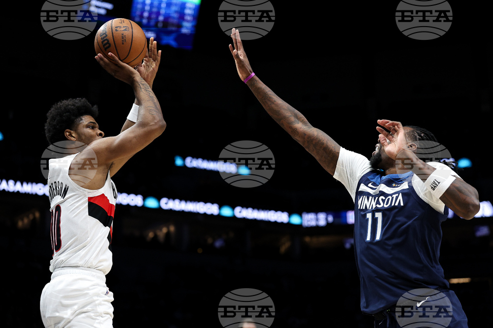 Trail Blazers Timberwolves Basketball