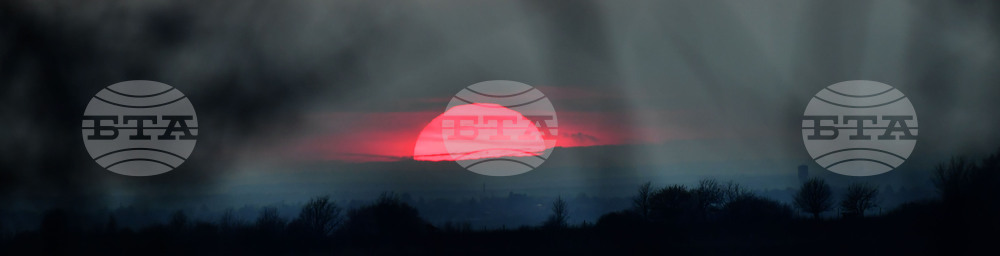 Село Горичево - природа - слънце - залез