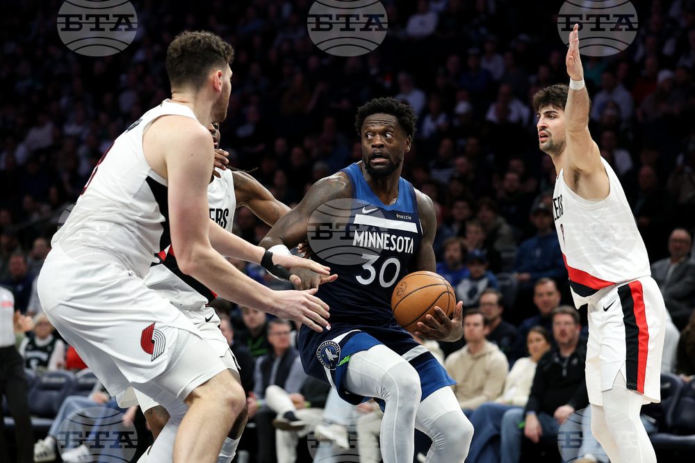 Trail Blazers Timberwolves Basketball