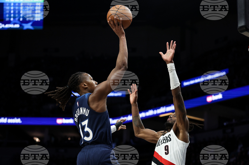 Trail Blazers Timberwolves Basketball