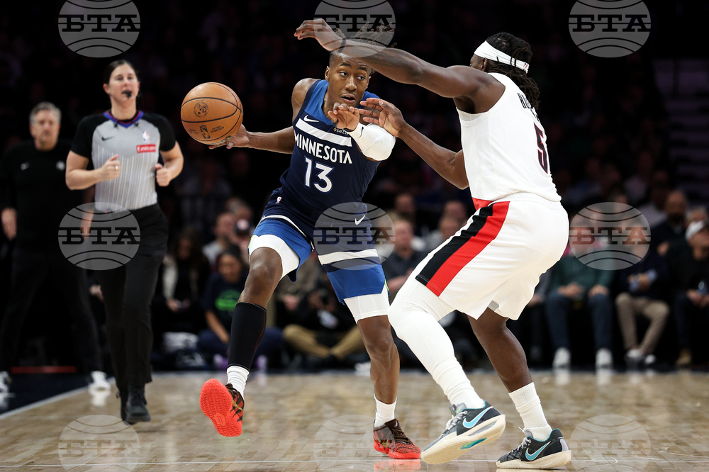 Trail Blazers Timberwolves Basketball