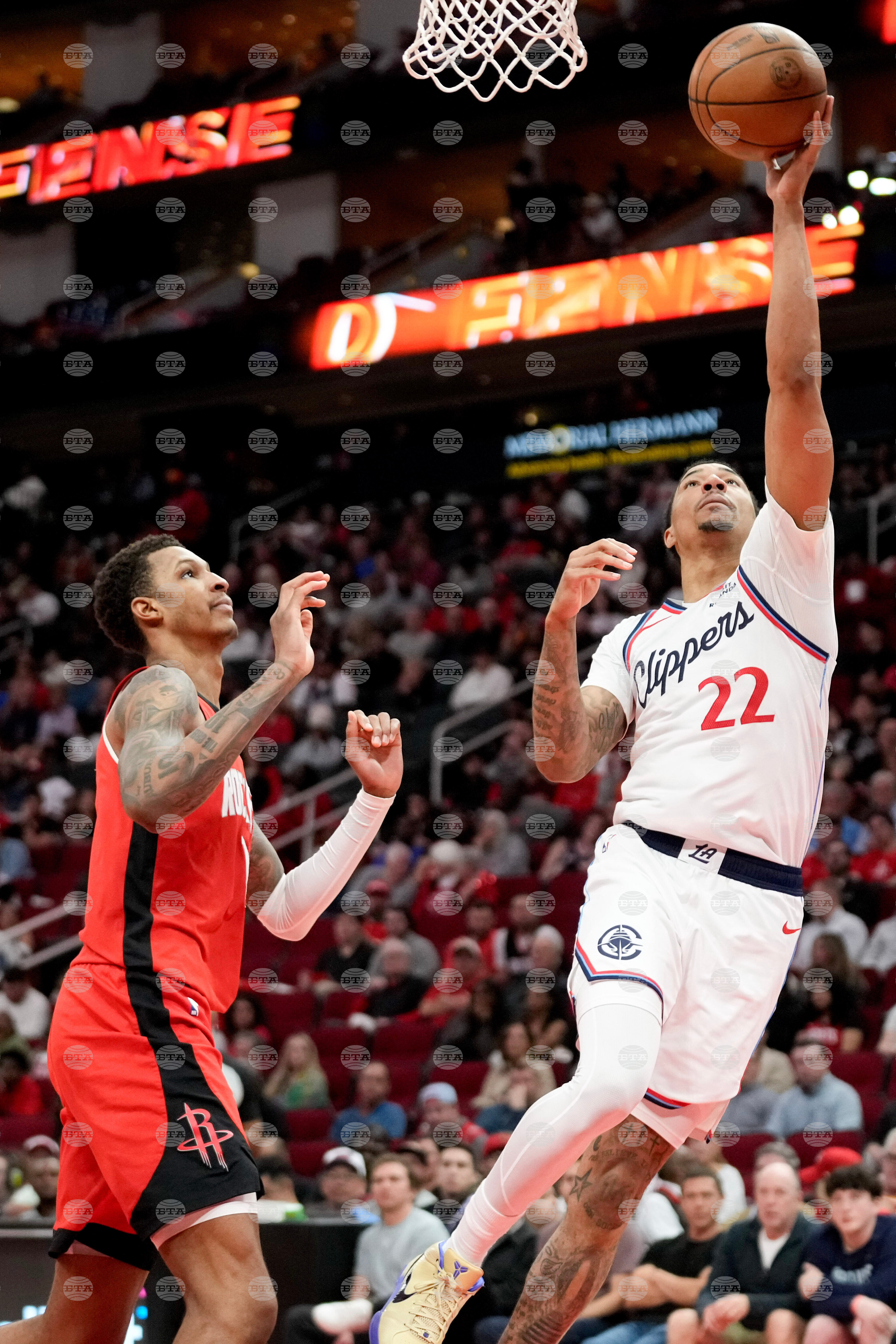 Clippers Rockets Basketball