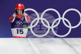 APTOPIX Milan Cortina Olympics Skeleton