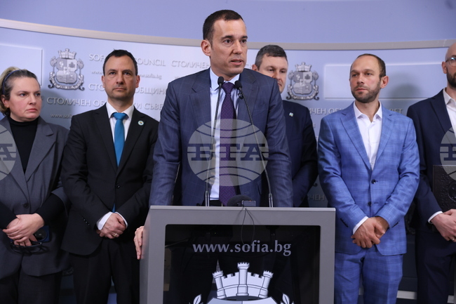 Столична община - Васил Терзиев - брифинг