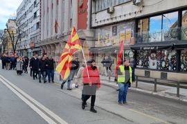Северна Македония - синдикален протест