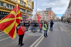 Северна Македония - синдикален протест