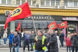 Северна Македония - синдикален протест