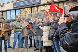 Северна Македония - синдикален протест
