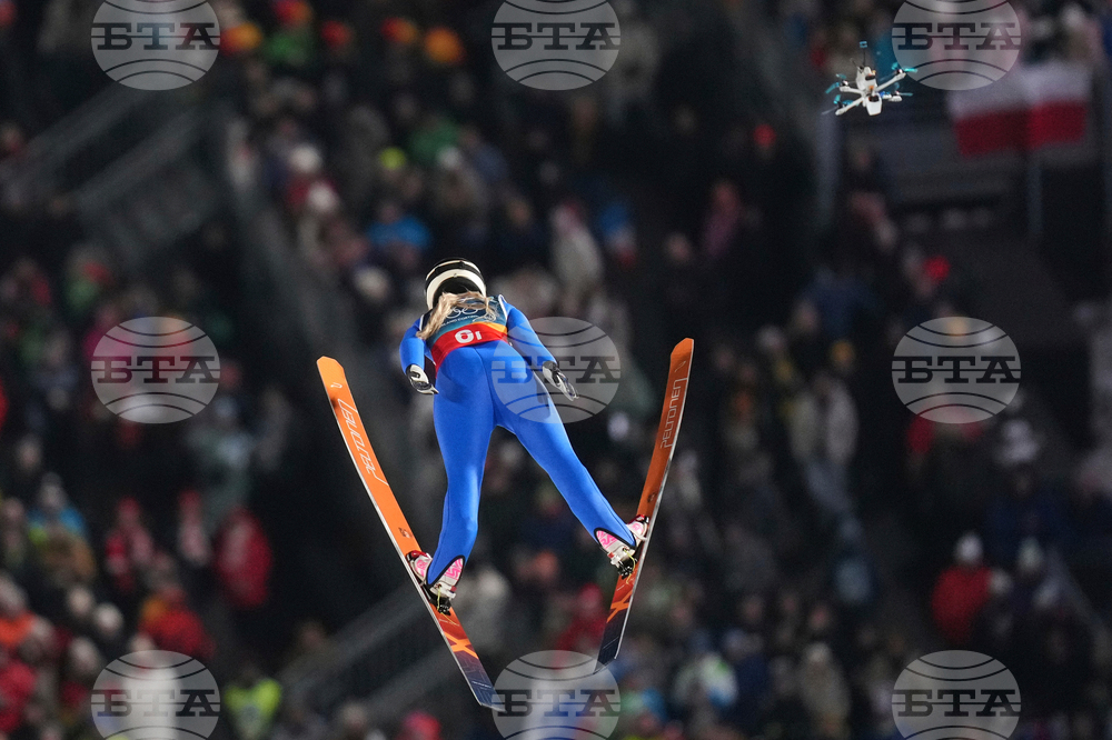 Milan Cortina Olympics Ski Jumping Drones