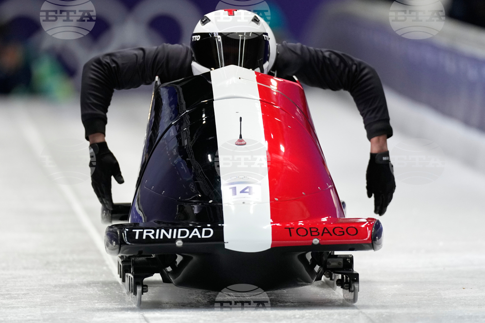 APTOPIX Milan Cortina Olympics Bobsled