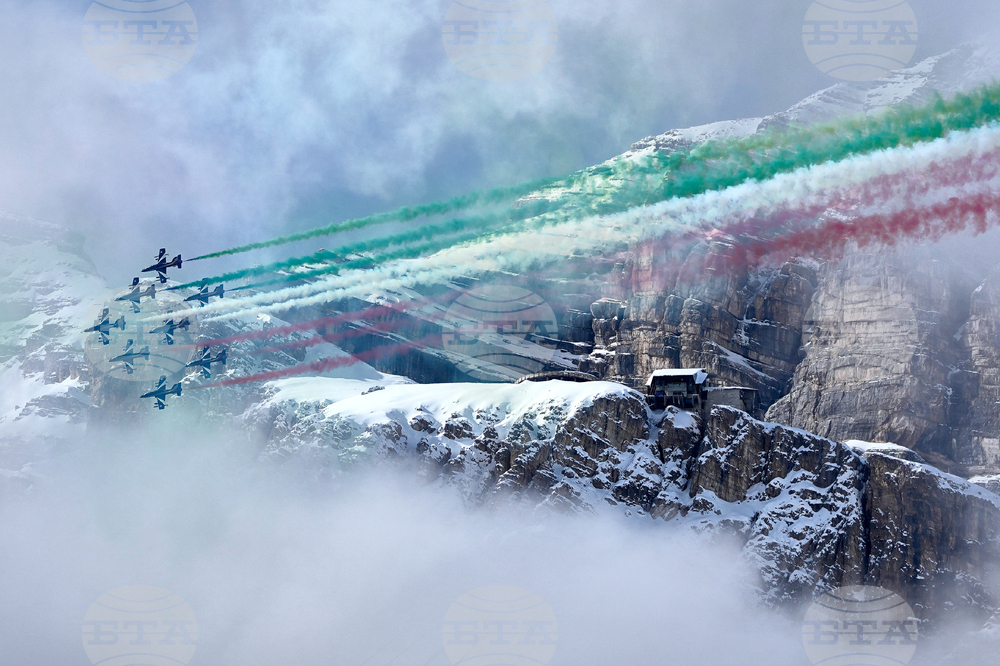 APTOPIX Milan Cortina Olympics Bobsled