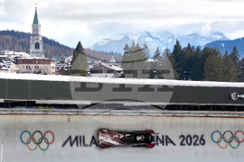 APTOPIX Milan Cortina Olympics Bobsled
