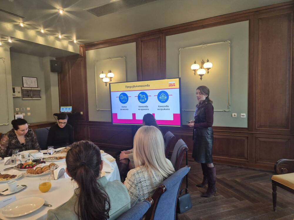 Десислава Желязкова обсъди с представители на Сдружение „Дамски форум“ и Съвета на жените в бизнеса в България стратегията “София - град на децата: Първите 7”