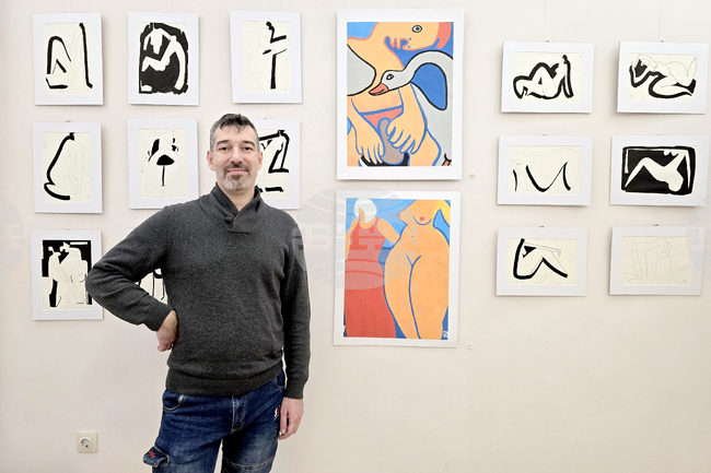 Пловдив - Павло Пономаренко - изложба „Близо до тялото“ - откриване