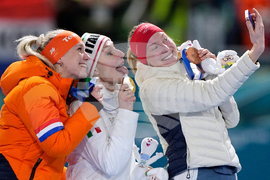 APTOPIX Milan Cortina Olympics Speedskating