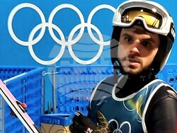 Владамир Зографски, ски скок, зимна Олимпиада 2026   снимка: спец. кор. на БТА Димитър Вельов