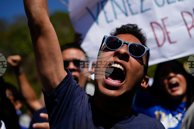 APTOPIX Venezuela Youth Day