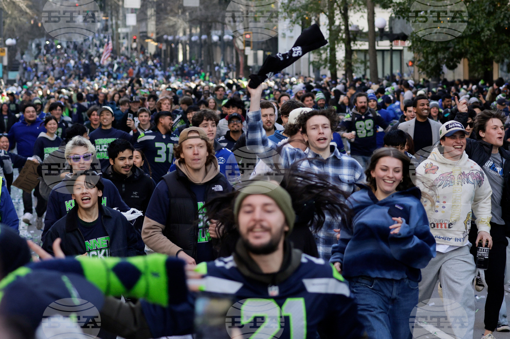 APTOPIX Super Bowl Parade Seahawks Football