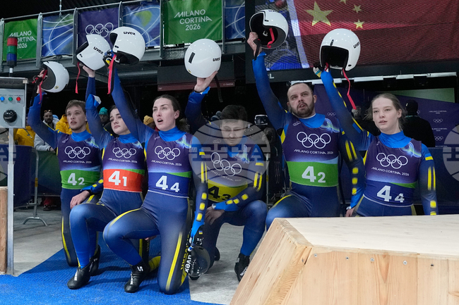 APTOPIX Milan Cortina Olympics Luge