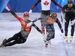 APTOPIX Milan Cortina Olympics Short Track Speedskating