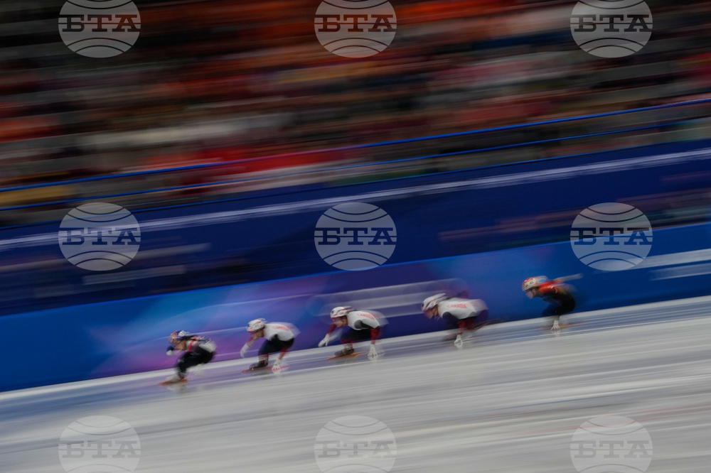 APTOPIX Milan Cortina Olympics Short Track Speedskating