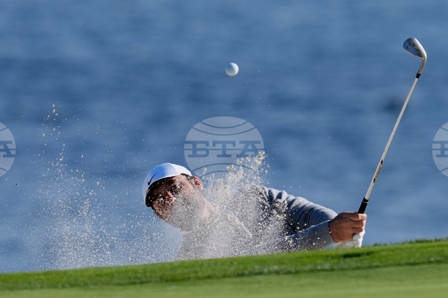 APTOPIX Pebble Beach Golf