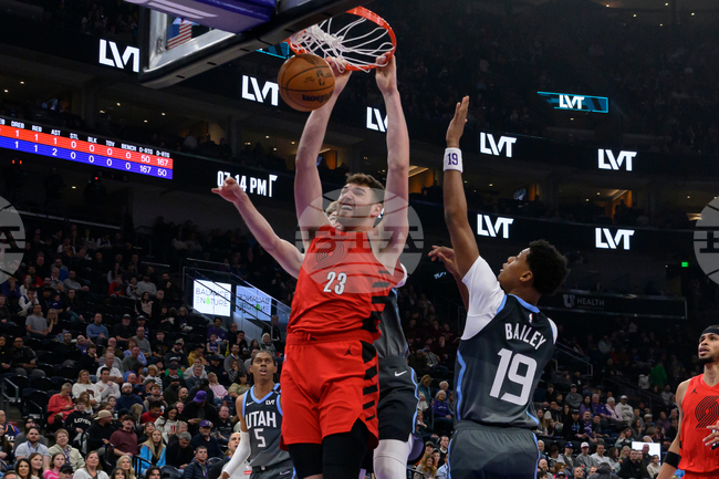 Trail Blazers Jazz Basketball