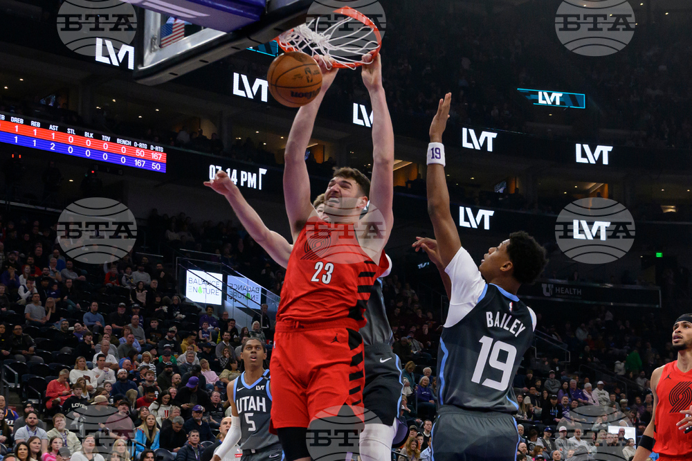 Trail Blazers Jazz Basketball