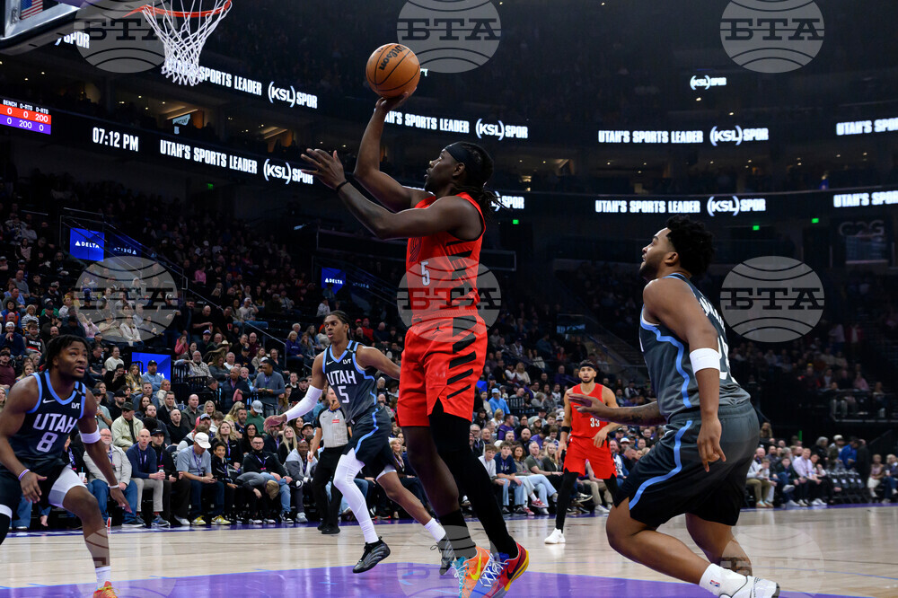 Trail Blazers Jazz Basketball