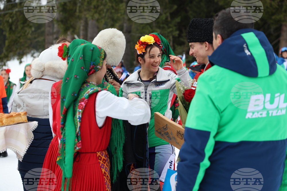 Банско - олимпийци - посрещане