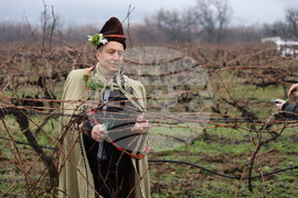 Село Брестник - Ритуал по зарязване на лозята