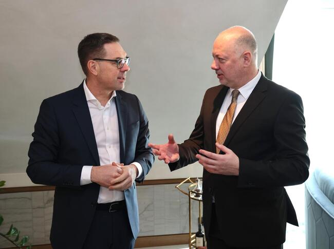 Възможностите за съвместни проекти обсъдиха премиерът Желязков и ръководството на Шварц Групе
