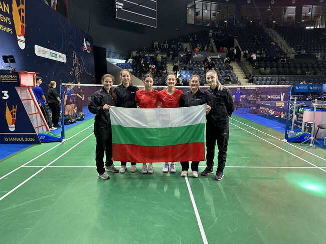 Bulgaria Achieves Second Victory, Guarantees Medal at European Women's Team Badminton Championship in Turkiye