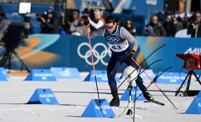 Mario Matikanov Places 49th in Men's 10km Interval Start Cross-Country Skiing Event at Milano Cortina